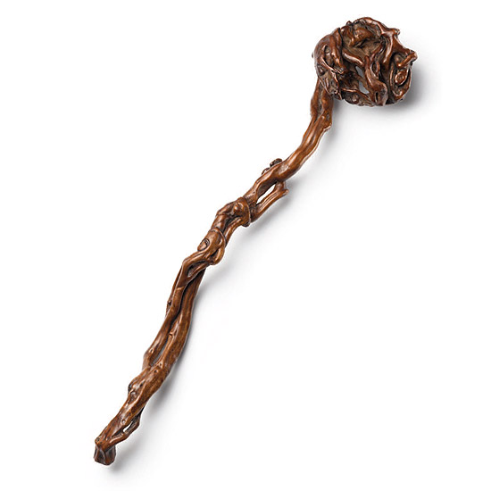 A ROOTWOOD RUYI SCEPTRE