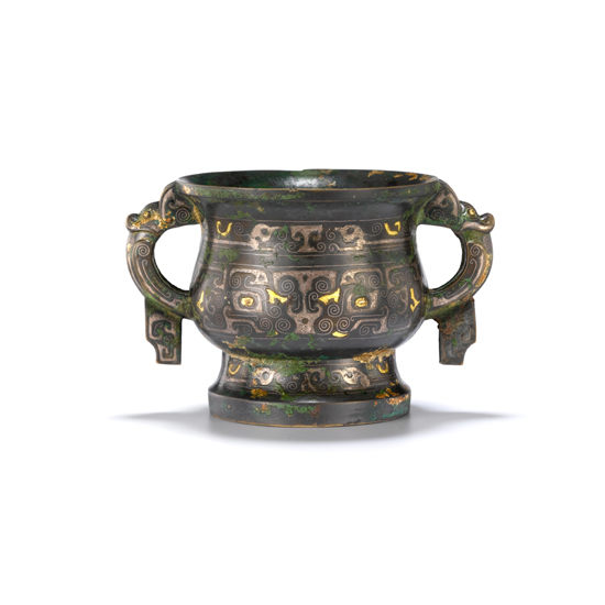 A BRONZE ‘GUI’ CENSER’